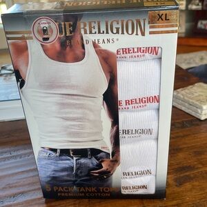 True Religion Tank Tops / Undershirts 5 Pack XL